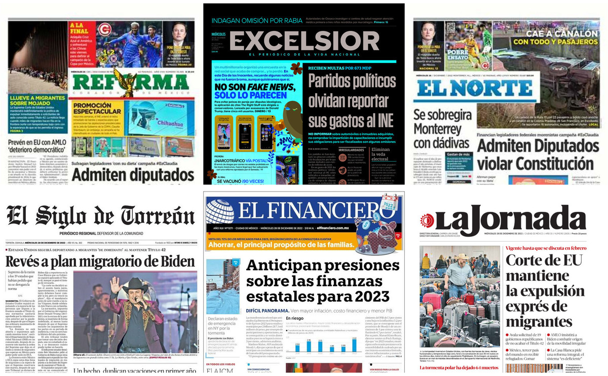 Portadas De Peri Dicos Impresos M S Importantes De M Xico Hoy