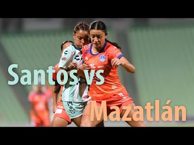 portada Santos Laguna vs Mazatlán FC femenil