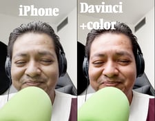 Imagen de Color adecuado de videos de iPhone en Davinci Resolve