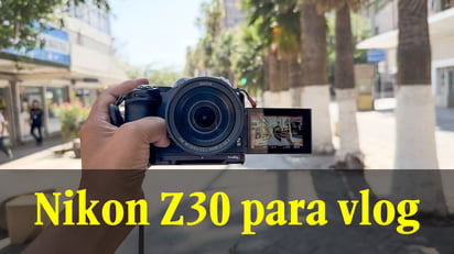 Nikon Z30 con el 12-28mm