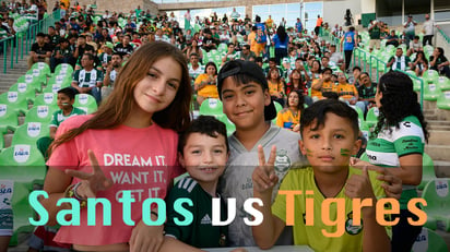 Santos Laguna vs Tigres en el Estadio Corona