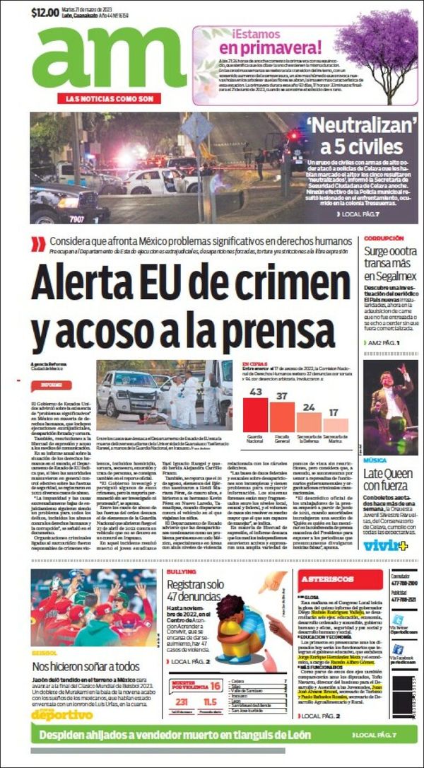 AM de León, edición del miércoles 22 de marzo de 2023 AM de León, edición del miércoles 22 de marzo de 2023