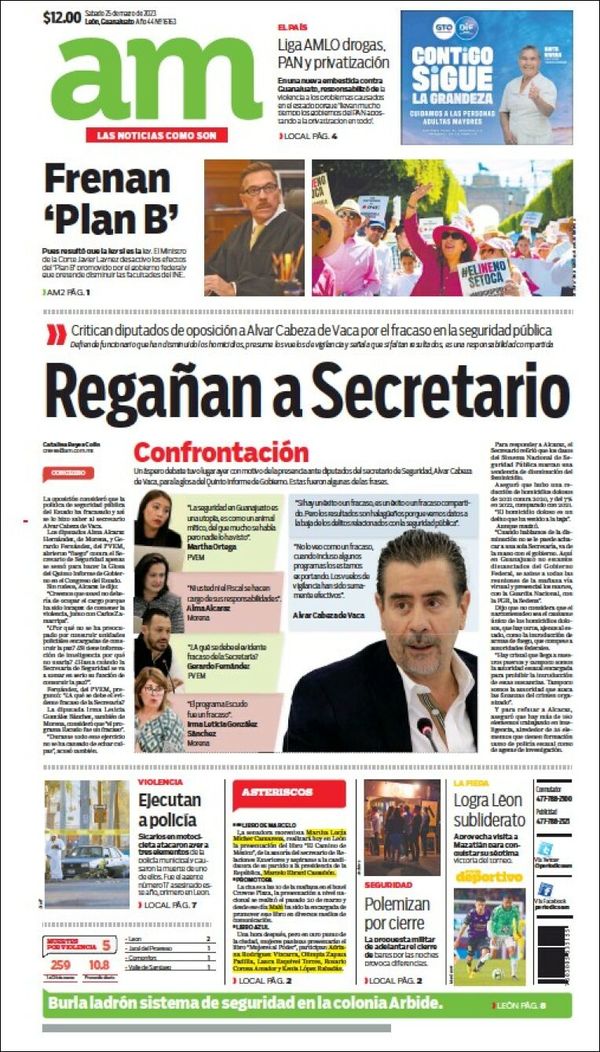 AM de León, edición del domingo 26 de marzo de 2023 AM de León, edición del domingo 26 de marzo de 2023