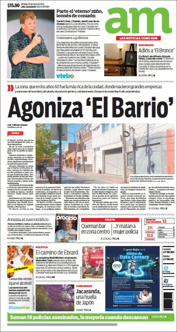 AM de León, edición del lunes 27 de marzo de 2023 AM de León, edición del lunes 27 de marzo de 2023