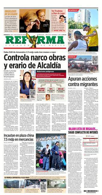 Reforma, edición del sábado 30 de noviembre de 2024