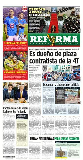 Reforma, edición del domingo 01 de diciembre de 2024