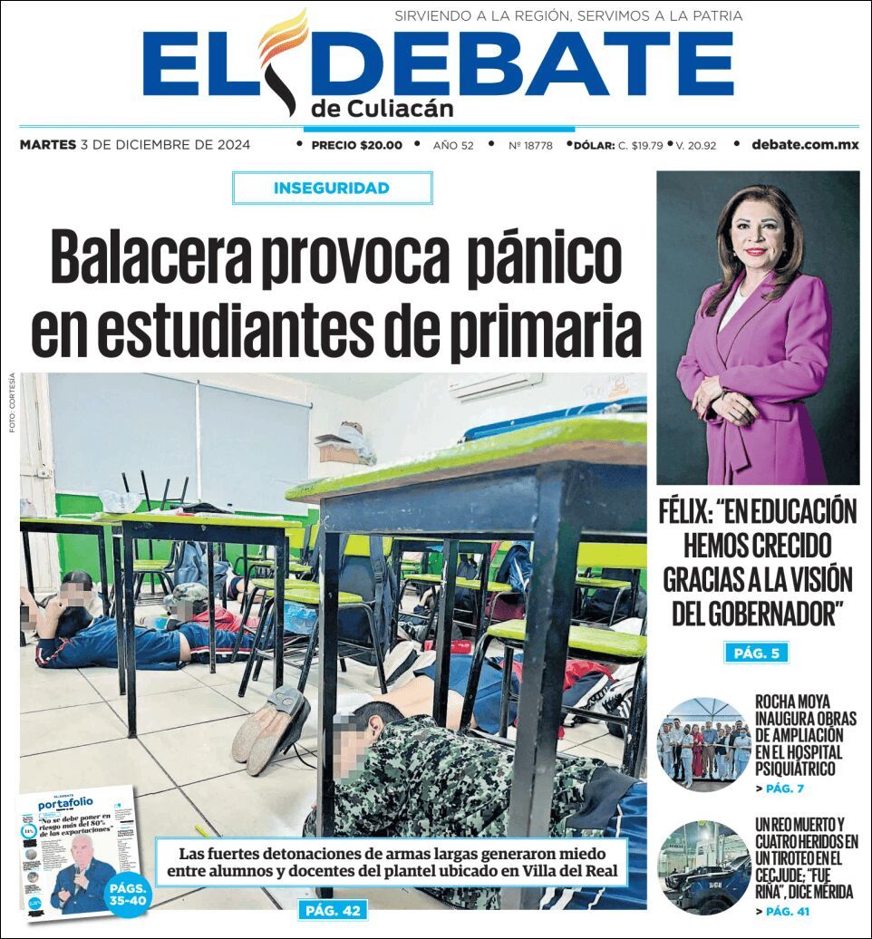 El Debate Culiacán, edición del martes 03 de diciembre de 2024