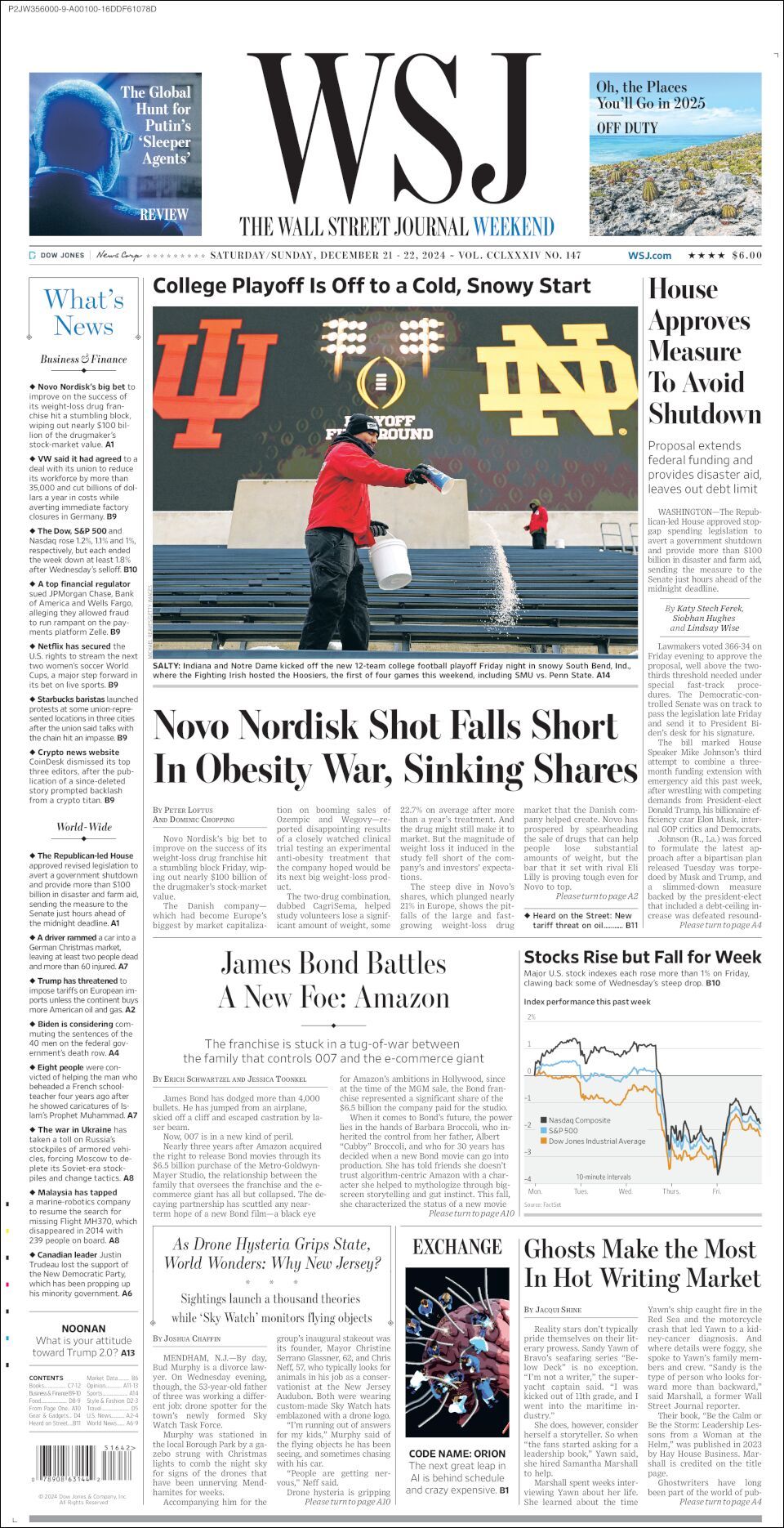 The Wall Street Journal, edición del sábado 21 de diciembre de 2024