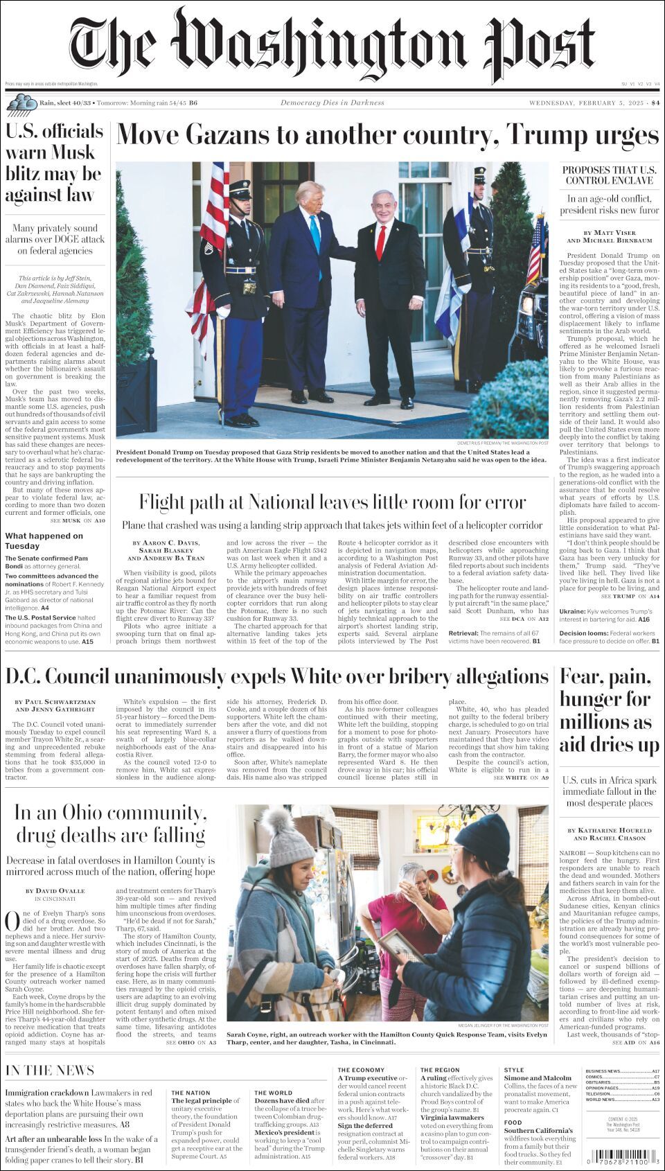 The Washington Post, edición del miércoles 05 de febrero de 2025