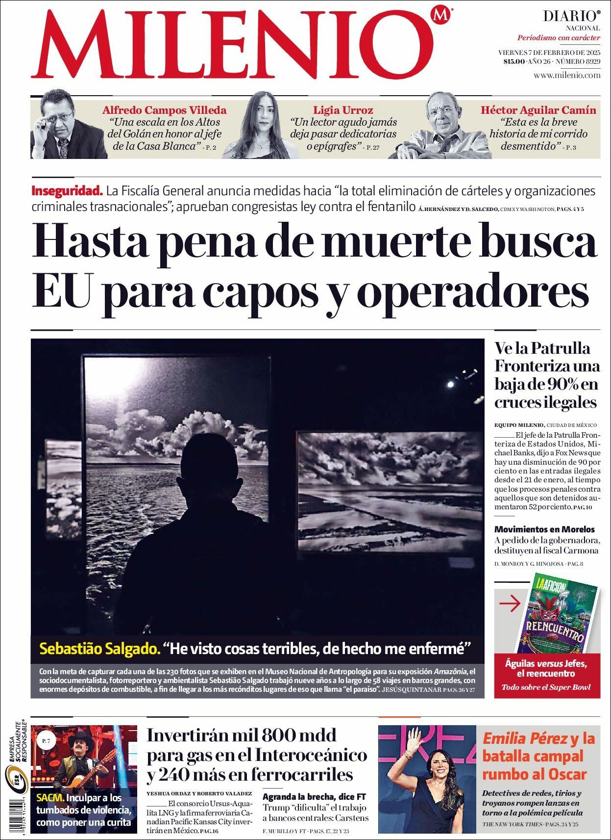 Milenio, edición del viernes 07 de febrero de 2025