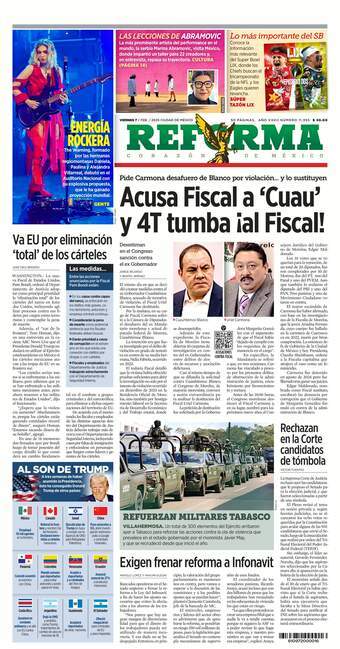 Reforma, edición del viernes 07 de febrero de 2025