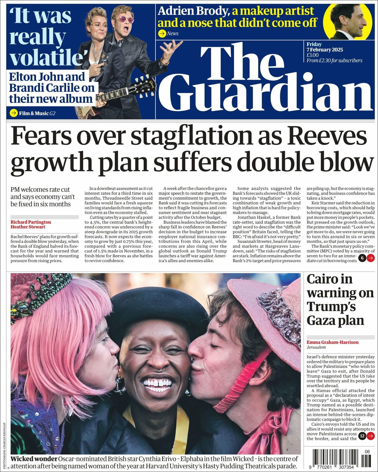 The Guardian, edición del viernes 07 de febrero de 2025