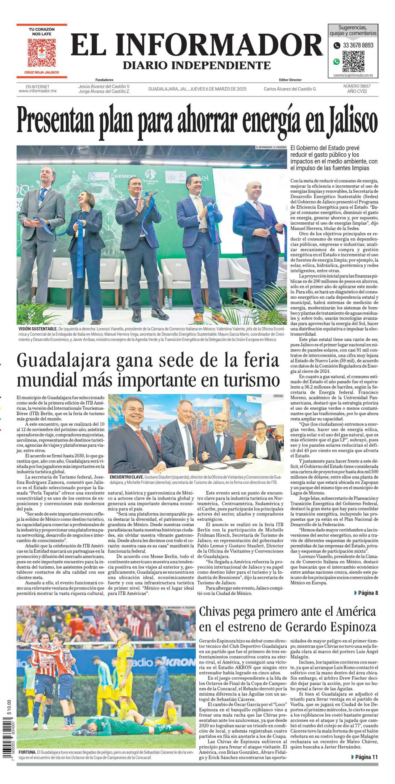 El Informador, edición del jueves 06 de marzo de 2025