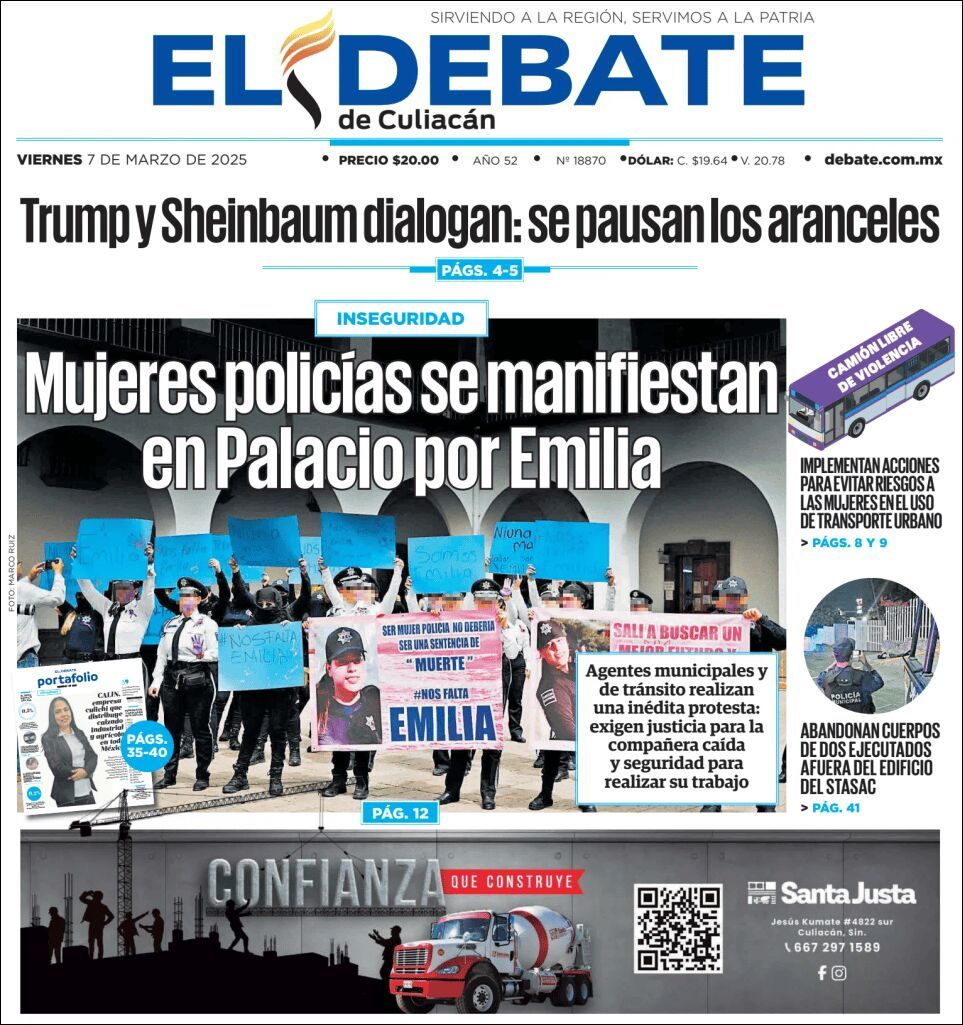 El Debate Culiacán, edición del viernes 07 de marzo de 2025