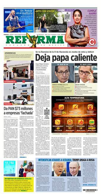 Reforma, edición del sábado 08 de marzo de 2025