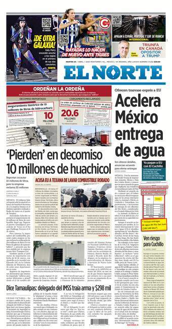 El Norte, edición del martes 29 de abril de 2025 El Norte, edición del martes 29 de abril de 2025