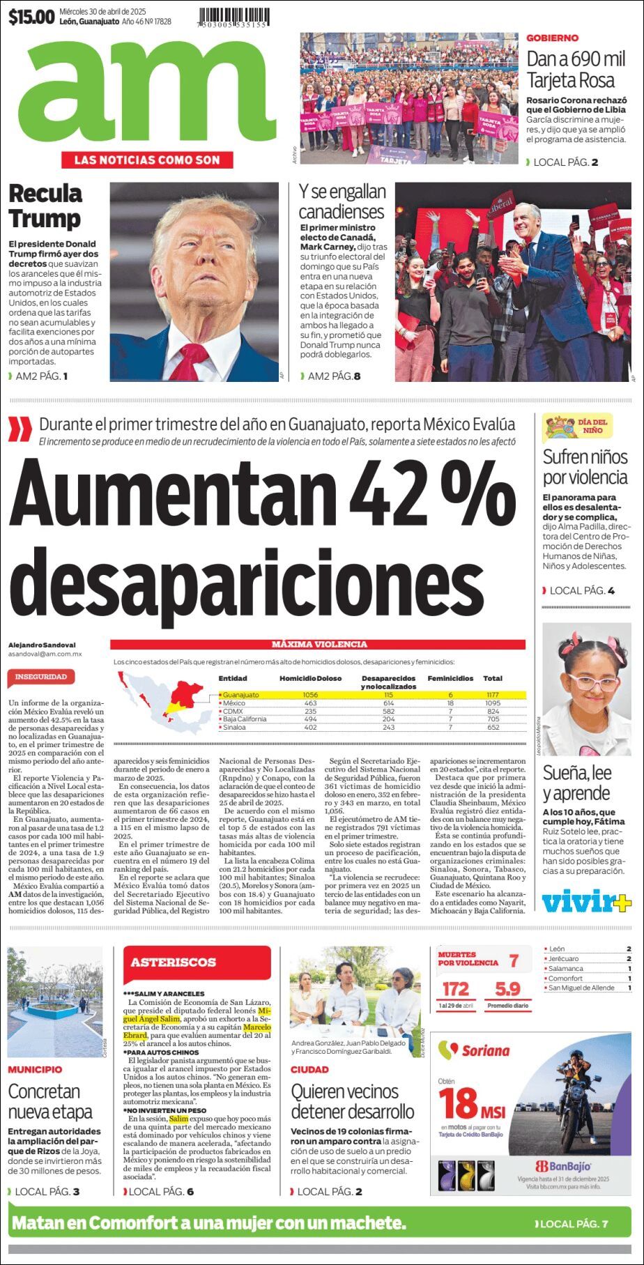AM de León, edición del miércoles 30 de abril de 2025 AM de León, edición del miércoles 30 de abril de 2025