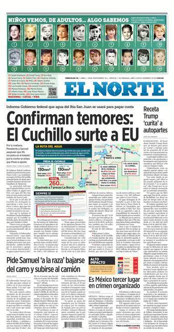 El Norte, edición del miércoles 30 de abril de 2025 El Norte, edición del miércoles 30 de abril de 2025
