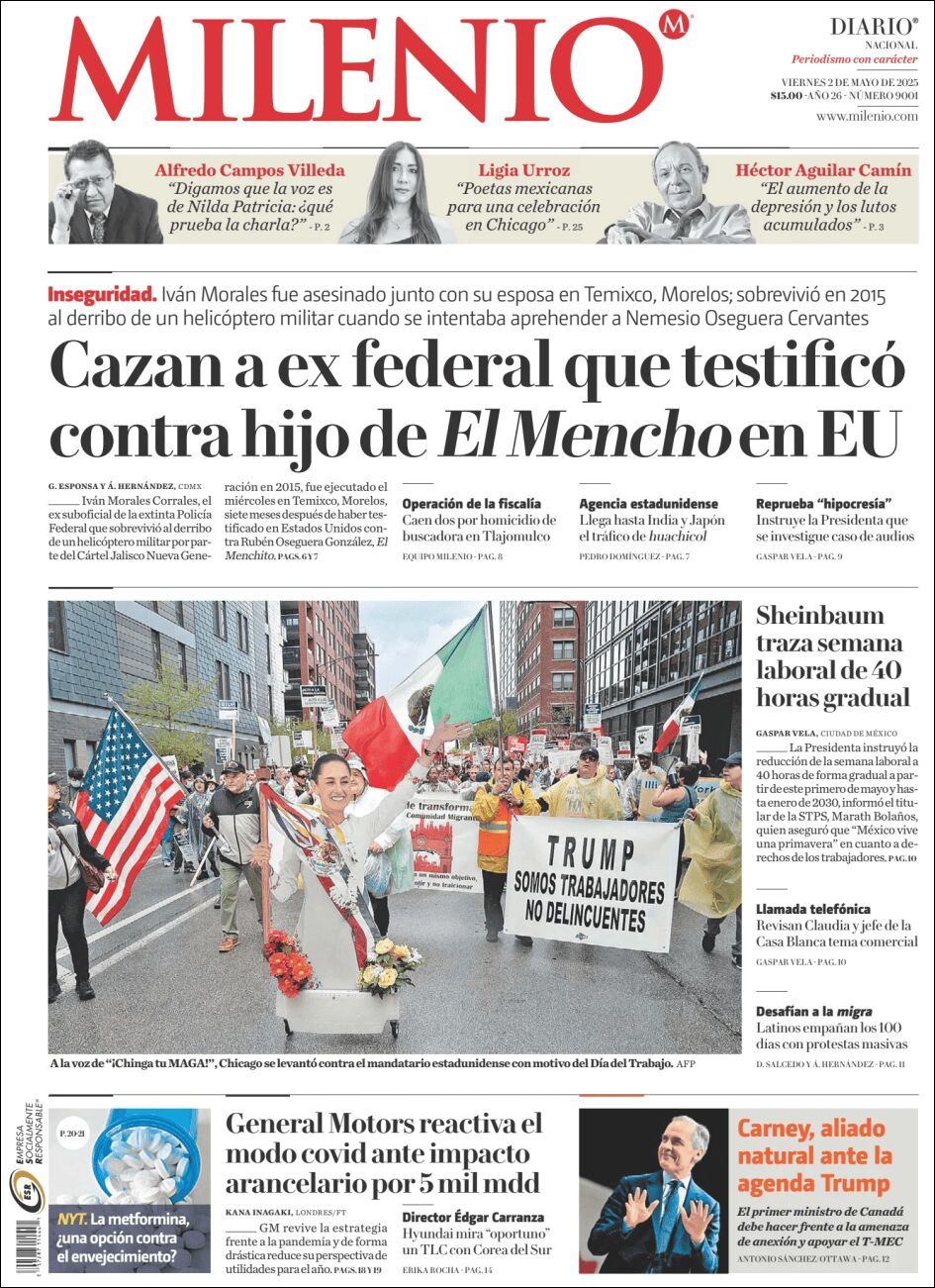 Milenio, edición del viernes 02 de mayo de 2025 Milenio, edición del viernes 02 de mayo de 2025