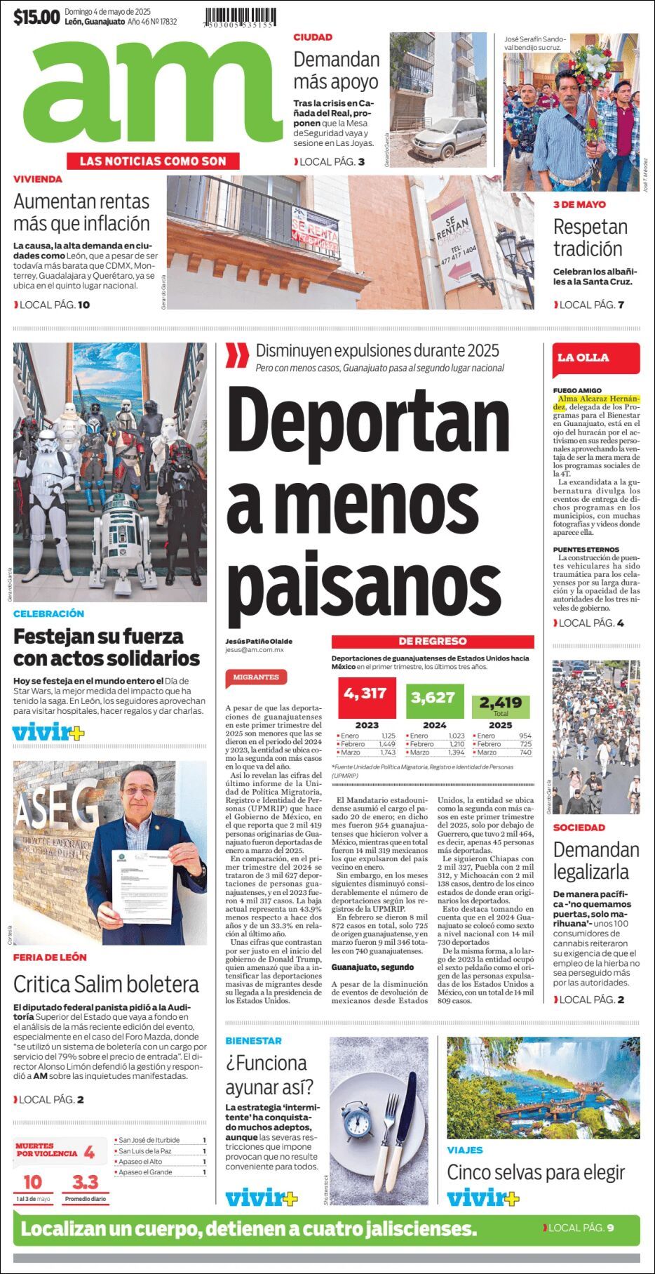 AM de León, edición del domingo 04 de mayo de 2025 AM de León, edición del domingo 04 de mayo de 2025