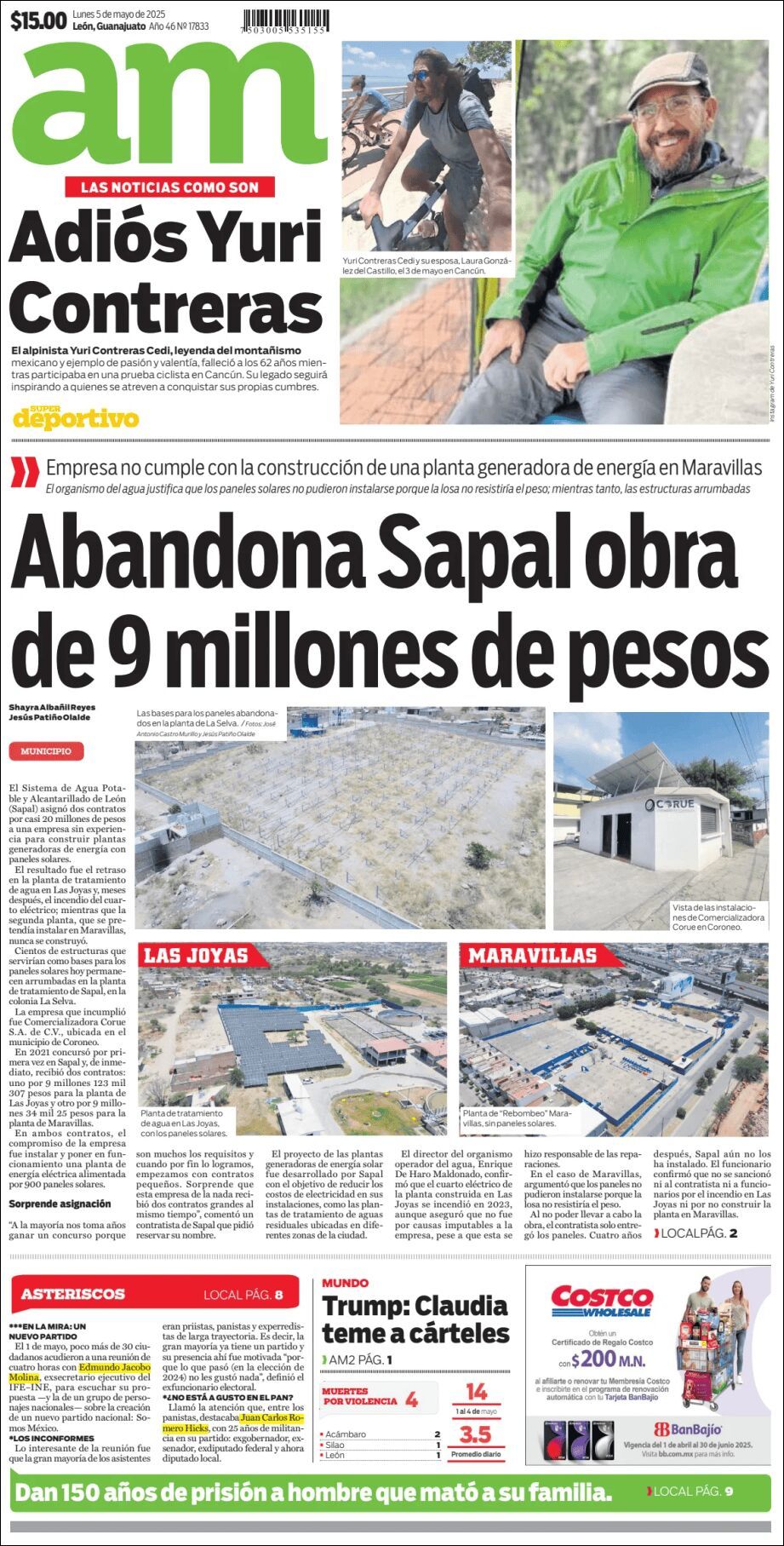 AM de León, edición del lunes 05 de mayo de 2025 AM de León, edición del lunes 05 de mayo de 2025
