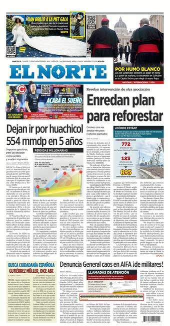 El Norte, edición del martes 06 de mayo de 2025 El Norte, edición del martes 06 de mayo de 2025