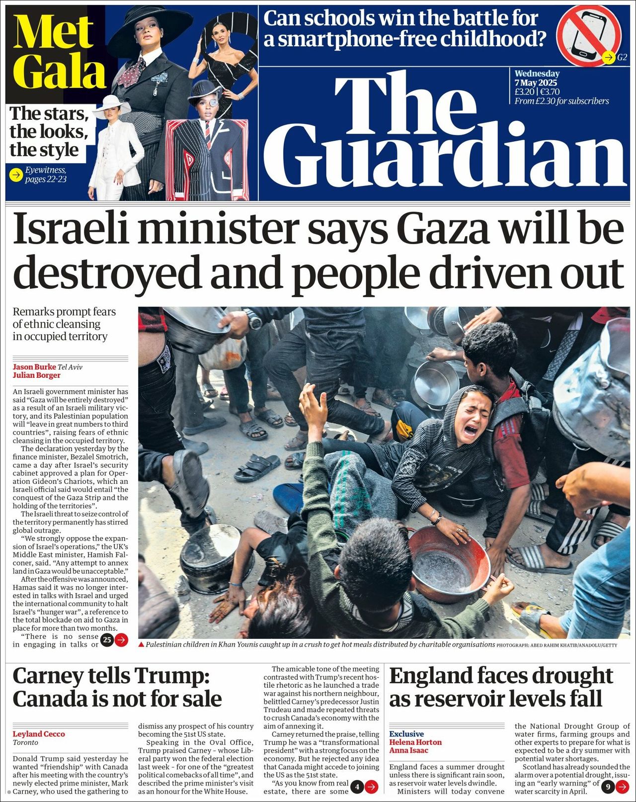 The Guardian, edición del miércoles 07 de mayo de 2025 The Guardian, edición del miércoles 07 de mayo de 2025
