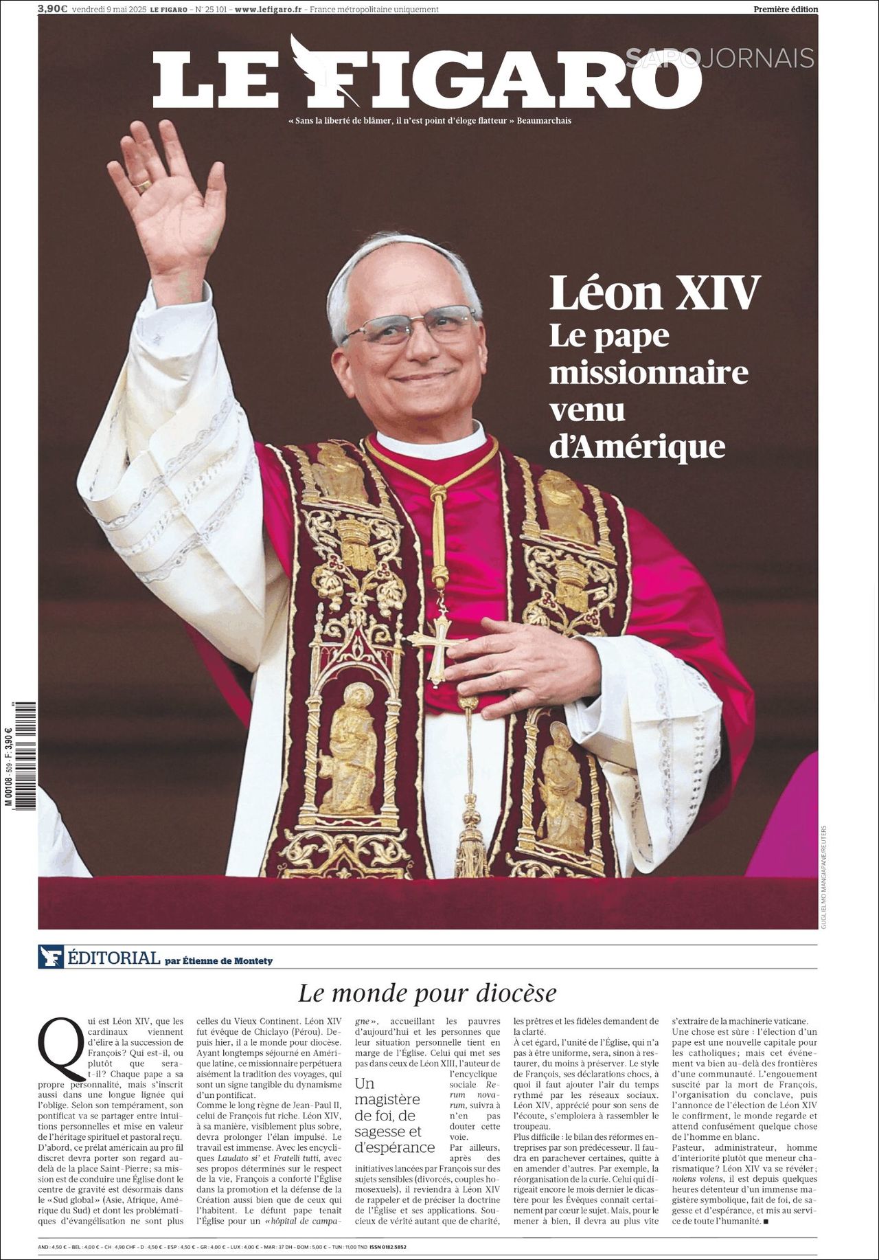 Le Figaro, edición del viernes 09 de mayo de 2025 Le Figaro, edición del viernes 09 de mayo de 2025