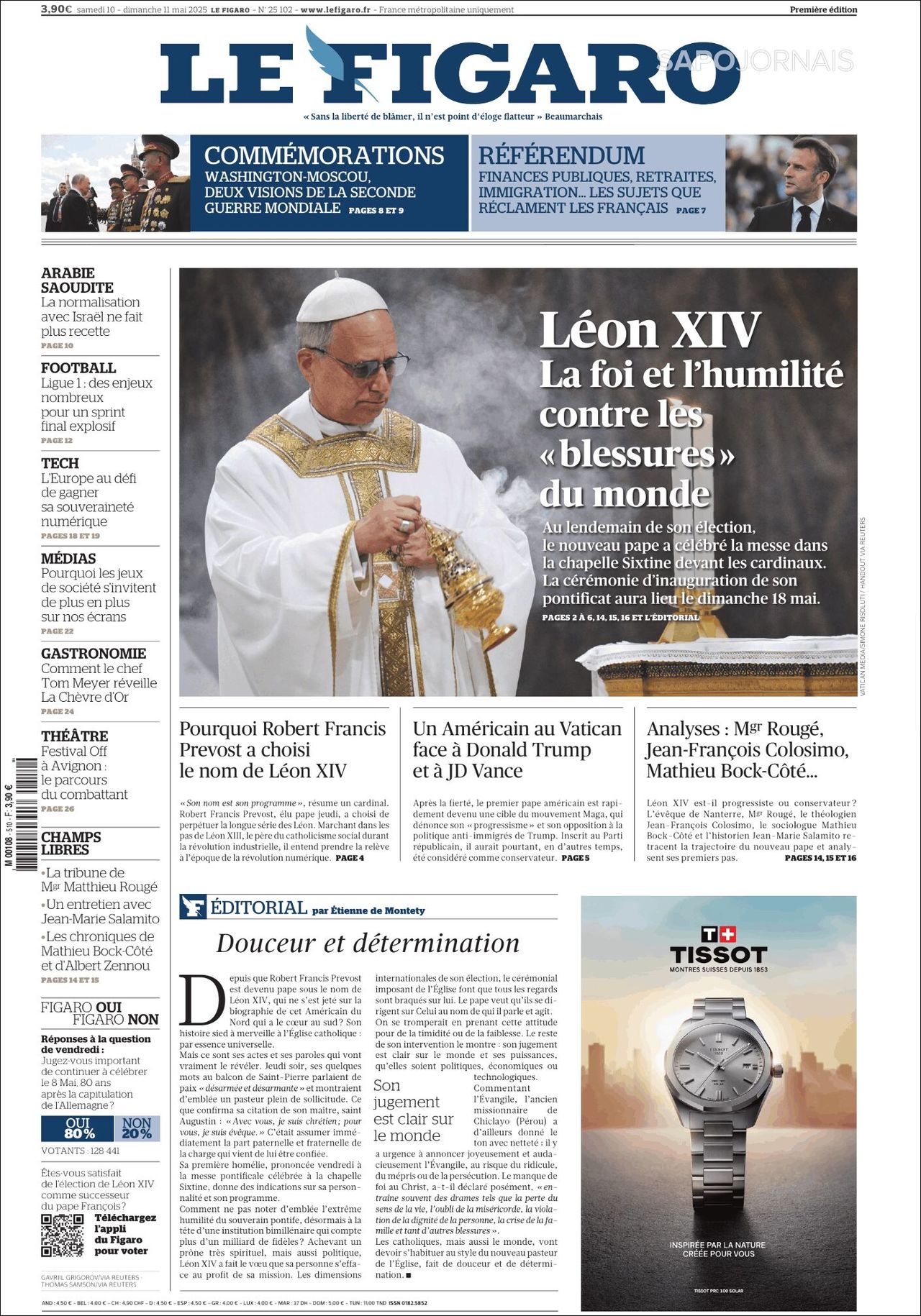 Le Figaro, edición del sábado 10 de mayo de 2025 Le Figaro, edición del sábado 10 de mayo de 2025