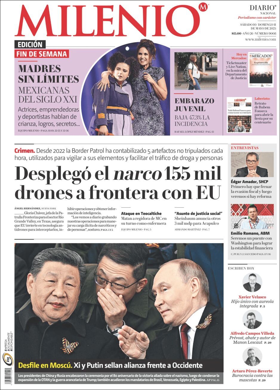 Milenio, edición del sábado 10 de mayo de 2025 Milenio, edición del sábado 10 de mayo de 2025