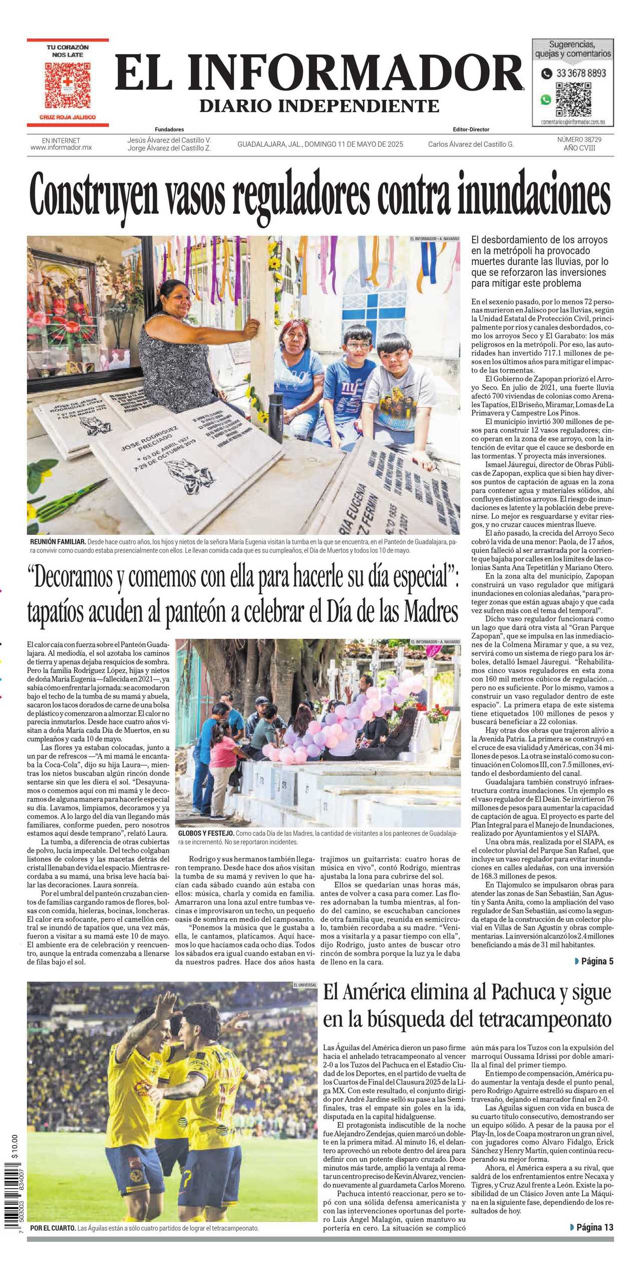 El Informador, edición del domingo 11 de mayo de 2025 El Informador, edición del domingo 11 de mayo de 2025