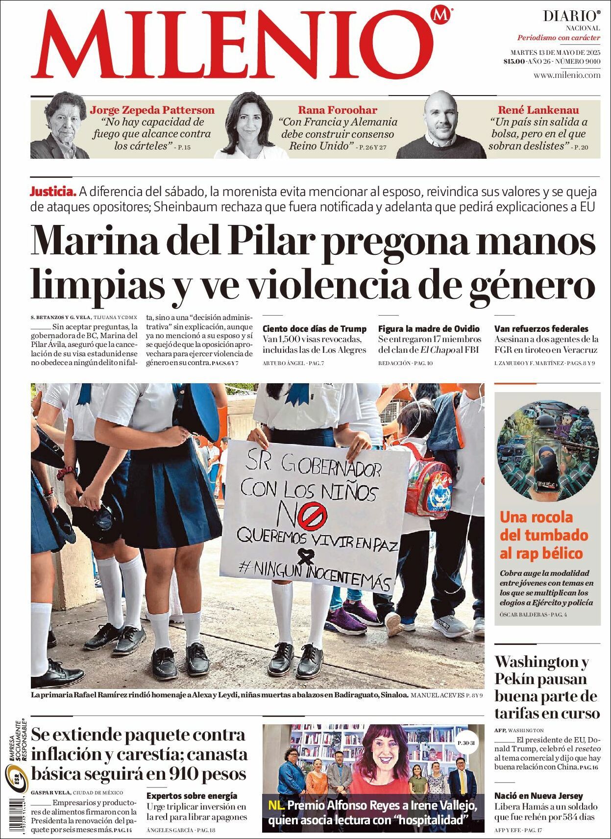 Milenio, edición del martes 13 de mayo de 2025 Milenio, edición del martes 13 de mayo de 2025