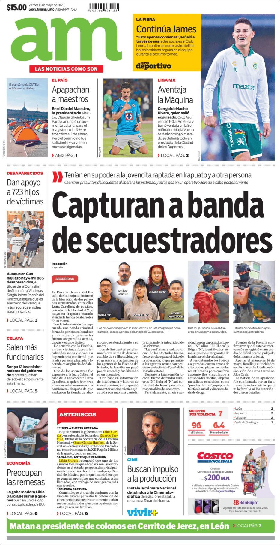 AM de León, edición del viernes 16 de mayo de 2025 AM de León, edición del viernes 16 de mayo de 2025