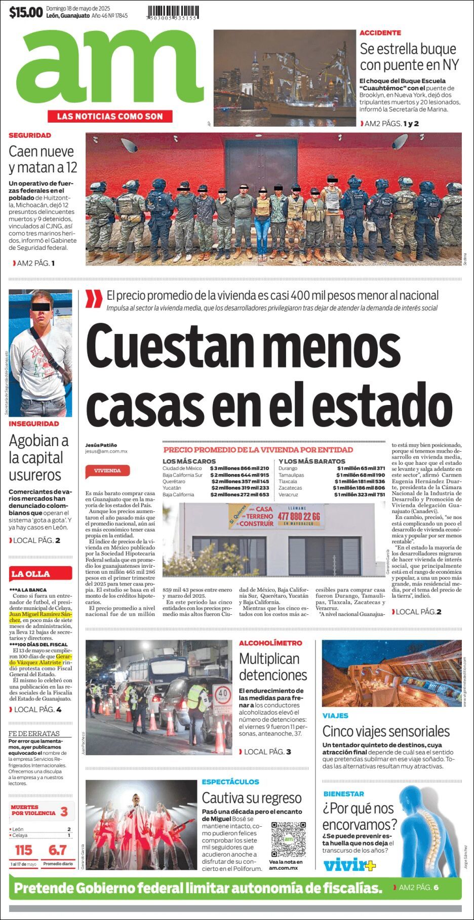 AM de León, edición del domingo 18 de mayo de 2025 AM de León, edición del domingo 18 de mayo de 2025