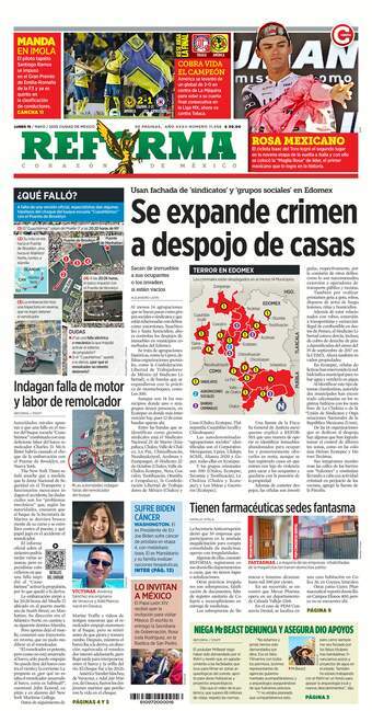 Reforma, edición del lunes 19 de mayo de 2025 Reforma, edición del lunes 19 de mayo de 2025