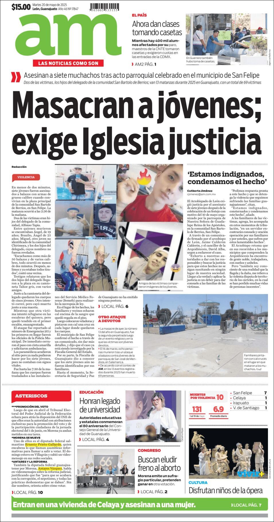 AM de León, edición del martes 20 de mayo de 2025 AM de León, edición del martes 20 de mayo de 2025