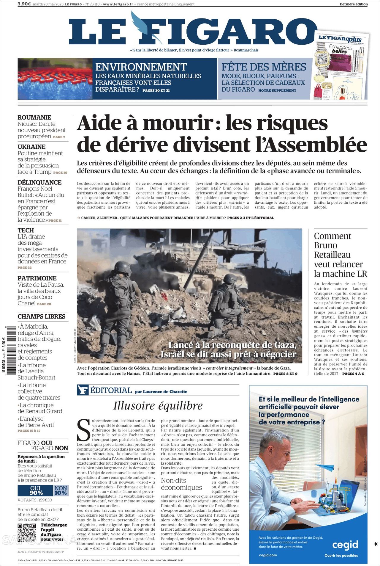 Le Figaro, edición del martes 20 de mayo de 2025 Le Figaro, edición del martes 20 de mayo de 2025