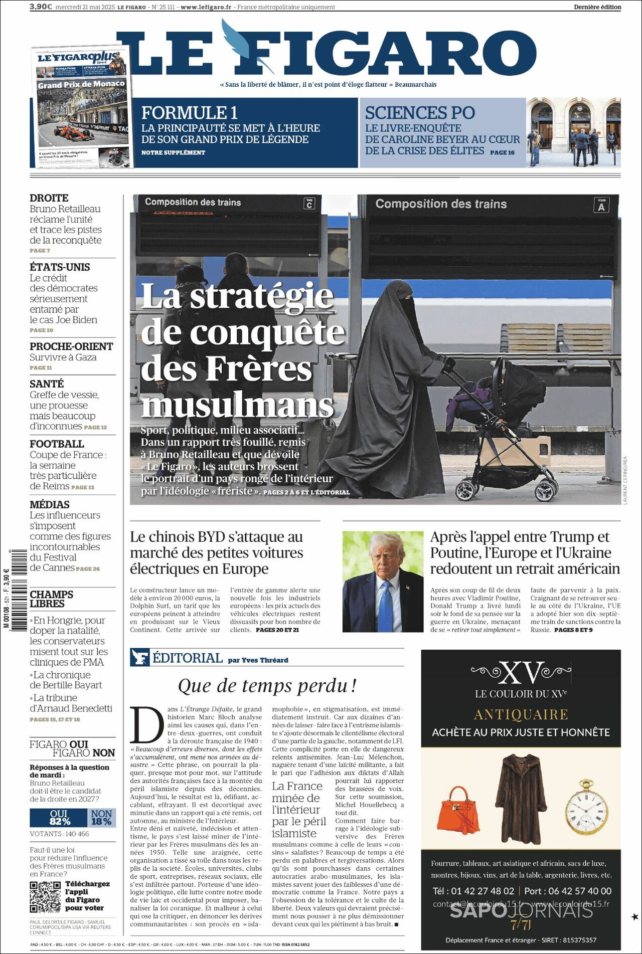 Le Figaro, edición del miércoles 21 de mayo de 2025 Le Figaro, edición del miércoles 21 de mayo de 2025