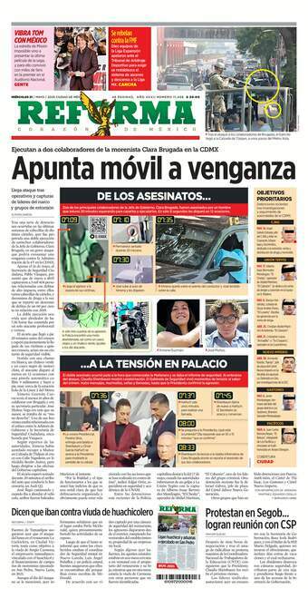 Reforma, edición del miércoles 21 de mayo de 2025 Reforma, edición del miércoles 21 de mayo de 2025