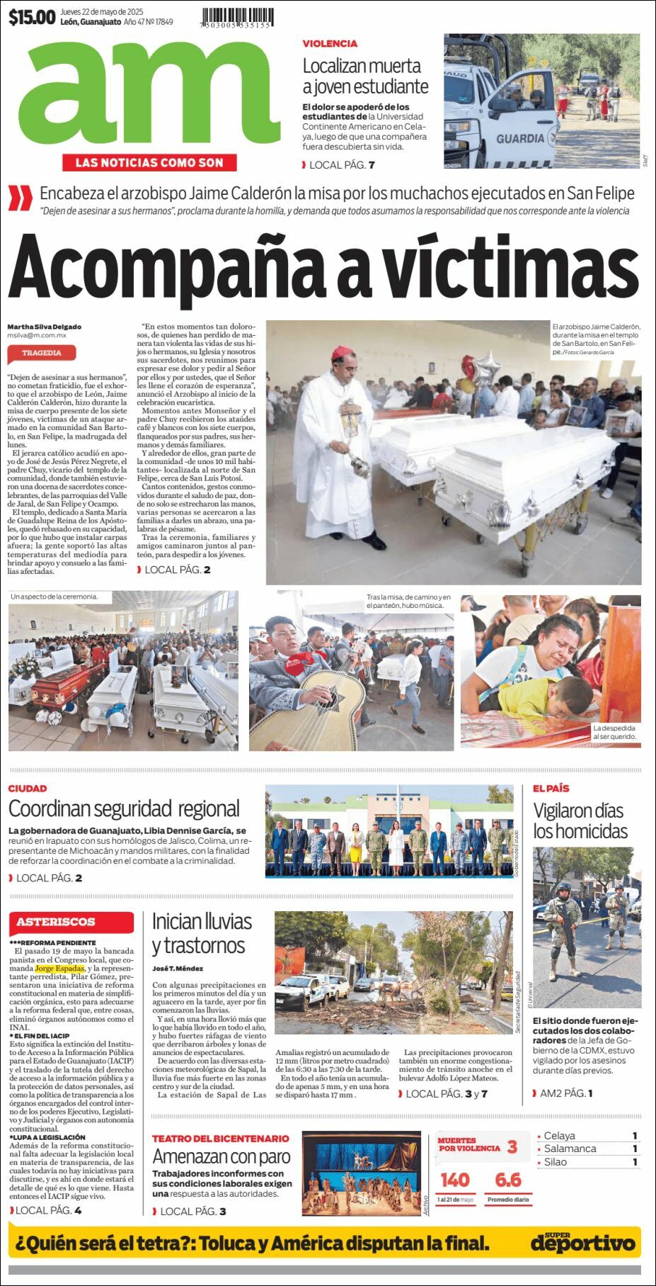 AM de León, edición del jueves 22 de mayo de 2025 AM de León, edición del jueves 22 de mayo de 2025