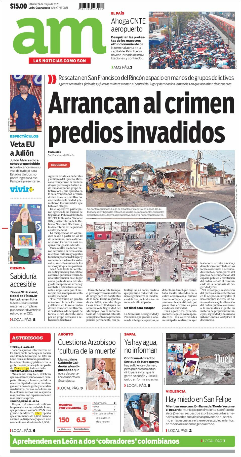AM de León, edición del sábado 24 de mayo de 2025 AM de León, edición del sábado 24 de mayo de 2025