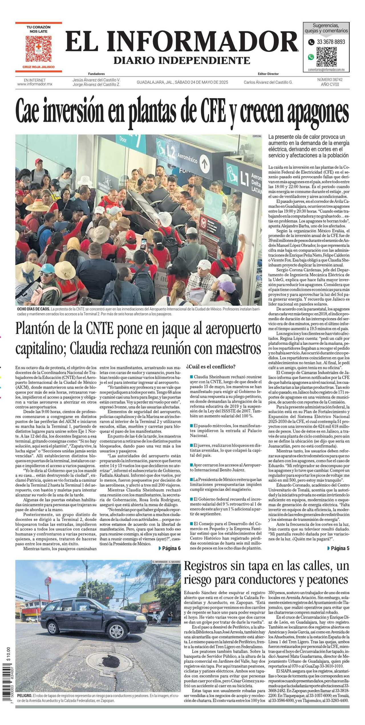 El Informador, edición del sábado 24 de mayo de 2025 El Informador, edición del sábado 24 de mayo de 2025