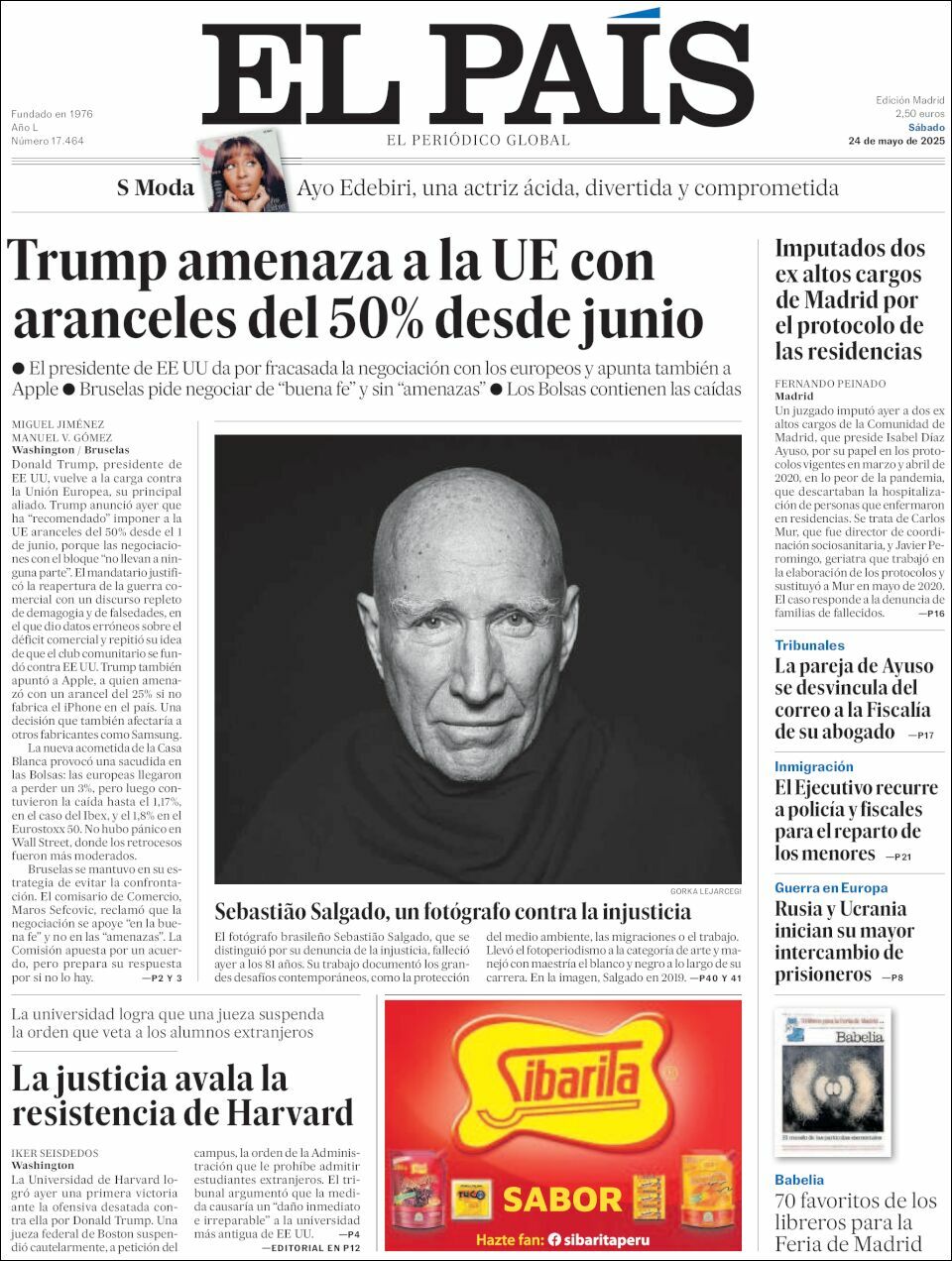 El País, edición del sábado 24 de mayo de 2025 El País, edición del sábado 24 de mayo de 2025