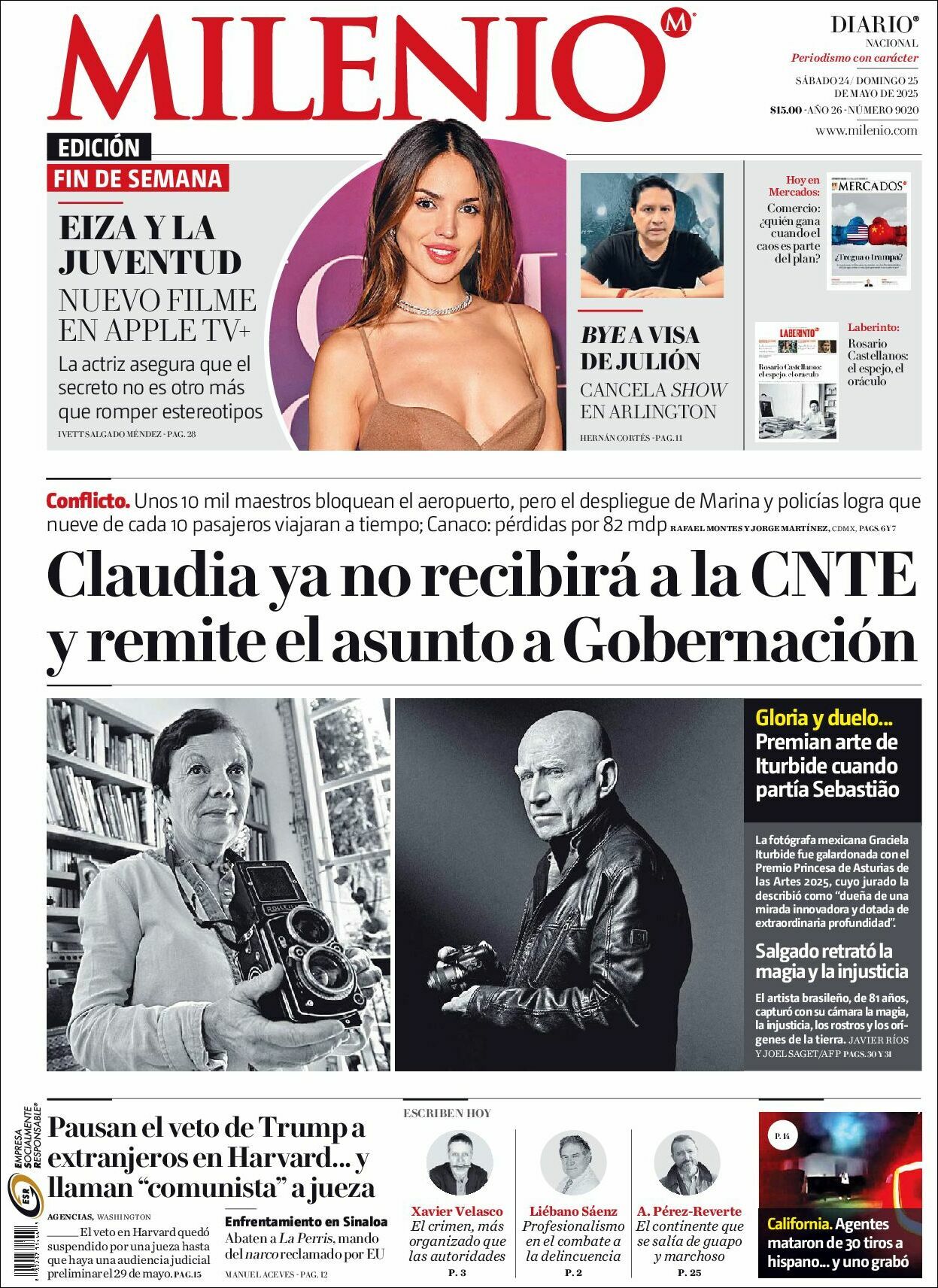 Milenio, edición del sábado 24 de mayo de 2025 Milenio, edición del sábado 24 de mayo de 2025