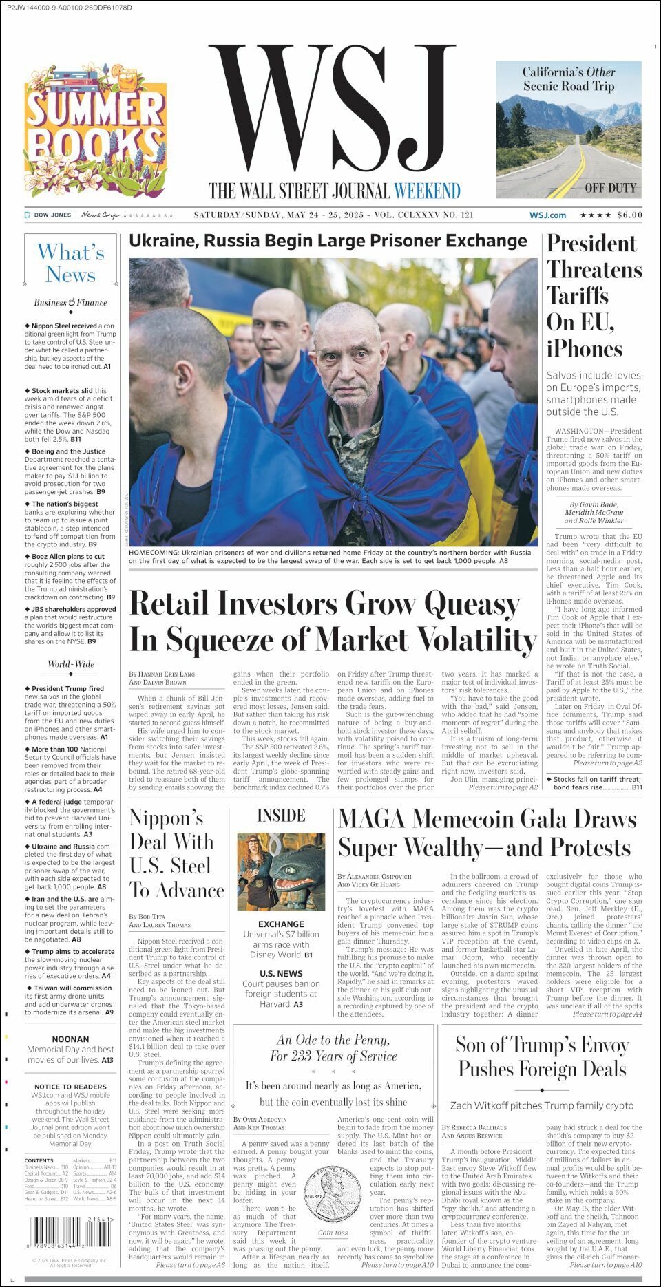 The Wall Street Journal, edición del sábado 24 de mayo de 2025 The Wall Street Journal, edición del sábado 24 de mayo de 2025