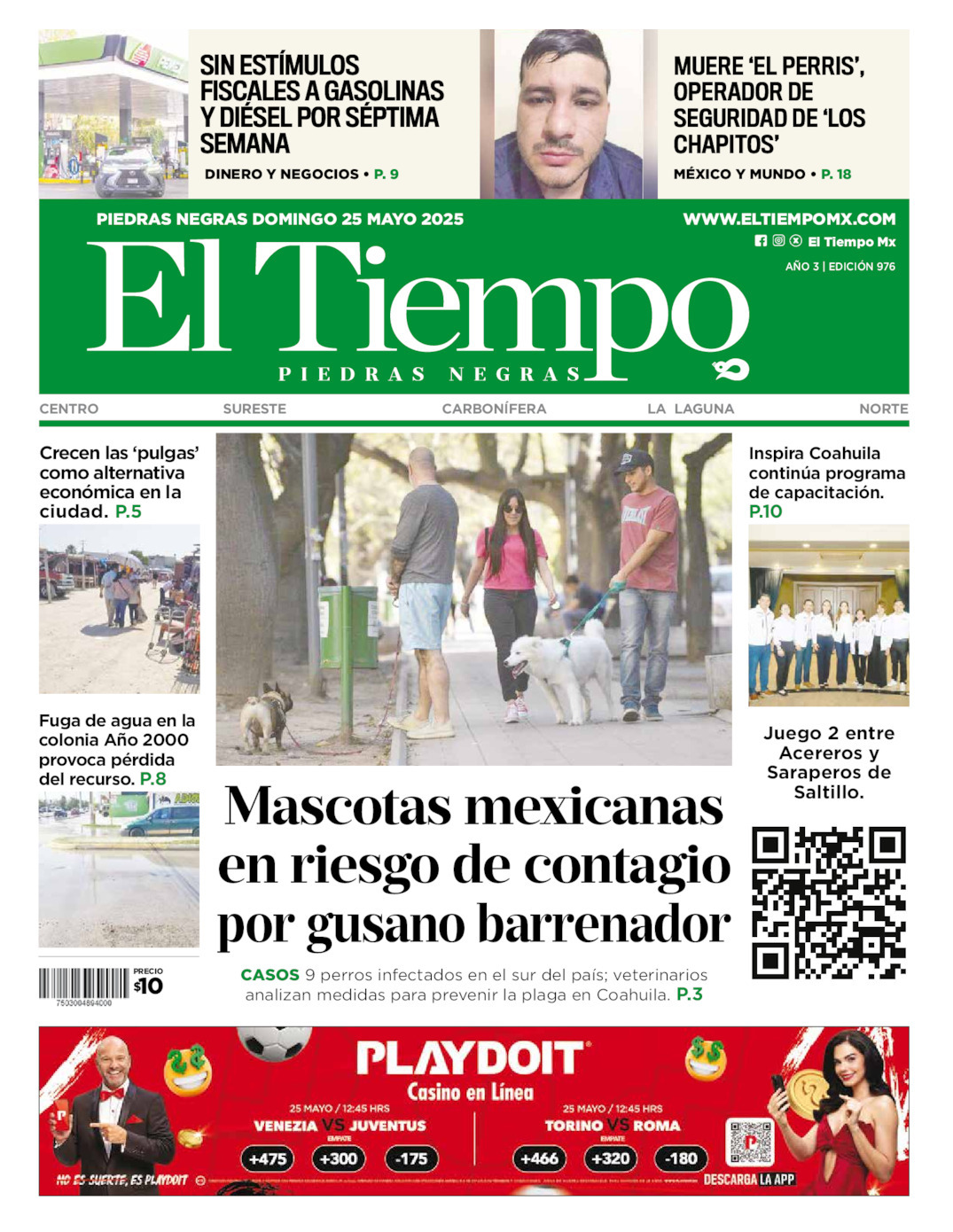 El Tiempo Piedras Negras, edición del domingo 25 de mayo de 2025 El Tiempo Piedras Negras, edición del domingo 25 de mayo de 2025