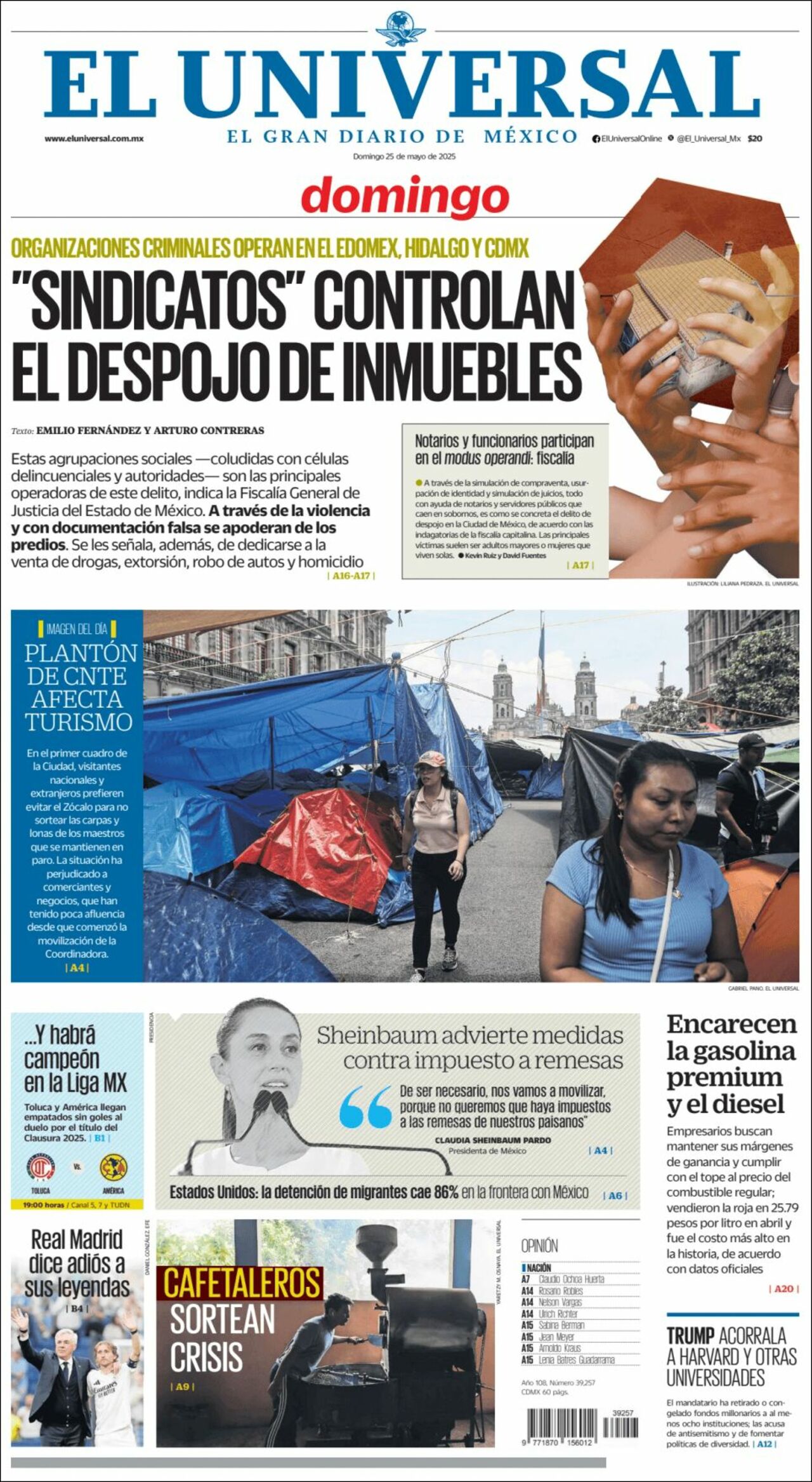El Universal, edición del domingo 25 de mayo de 2025 El Universal, edición del domingo 25 de mayo de 2025