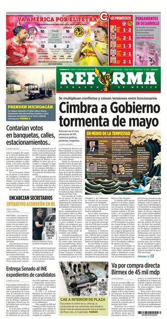 Reforma, edición del domingo 25 de mayo de 2025 Reforma, edición del domingo 25 de mayo de 2025