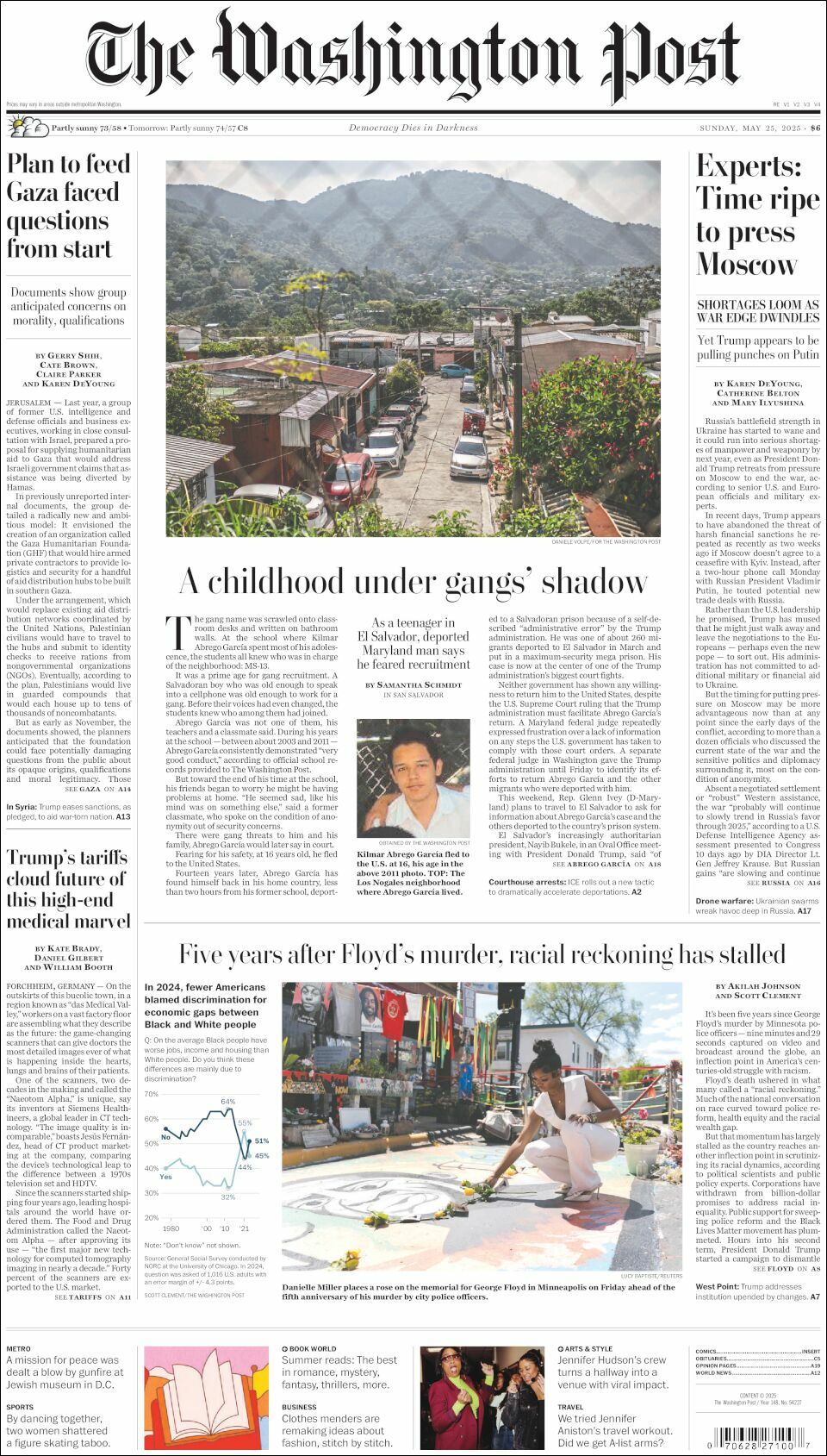 The Washington Post, edición del domingo 25 de mayo de 2025 The Washington Post, edición del domingo 25 de mayo de 2025