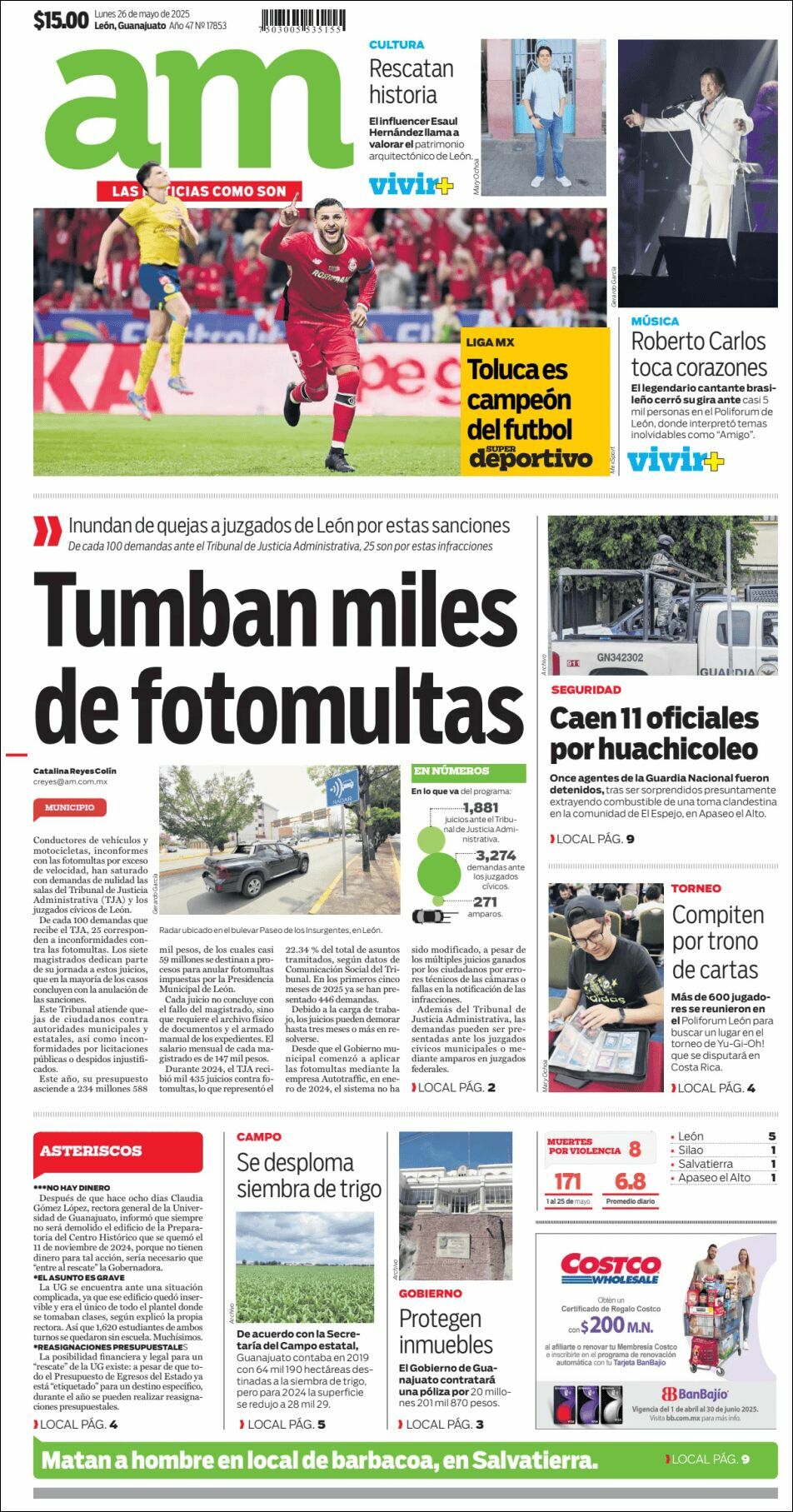 AM de León, edición del lunes 26 de mayo de 2025 AM de León, edición del lunes 26 de mayo de 2025